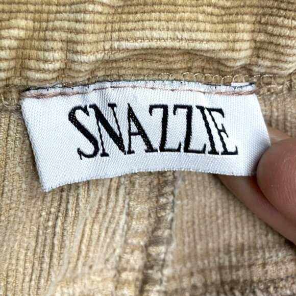 Vintage Snazzie Tan Corduroy High Rise Pants 32 - Picture 3 of 15